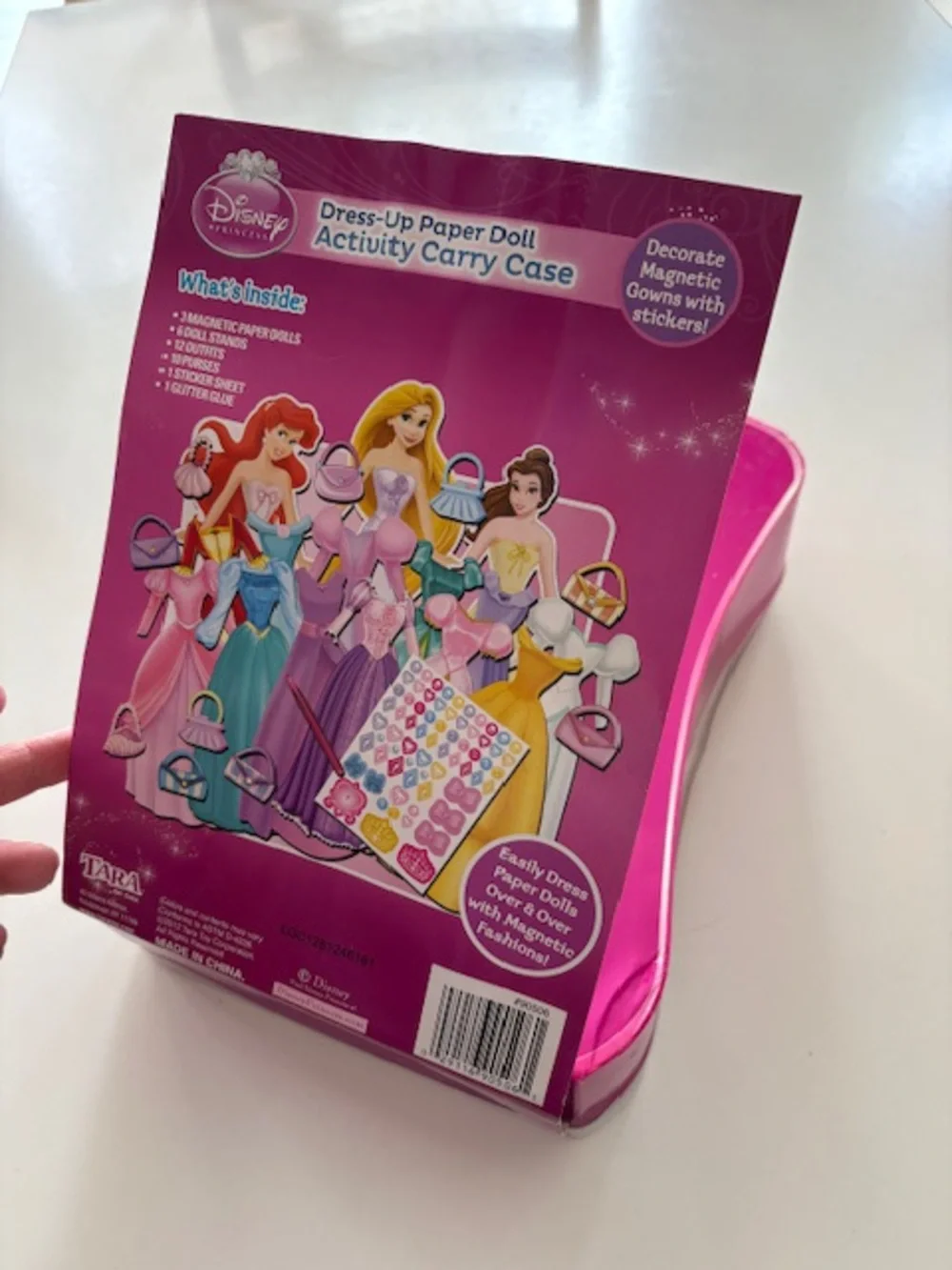 NWT Dress-Up Paper Doll Activity Carry Case Disney Princess Craft Kit brand new